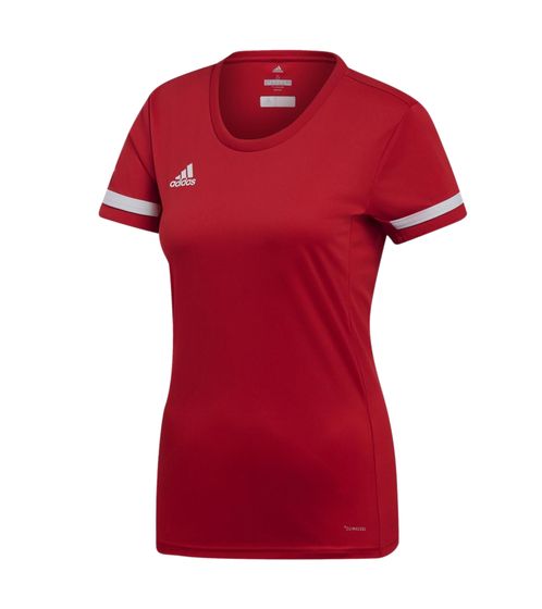 adidas Team 19 Damen Trainings-Shirt mit Climacool-Technologie Sport-Shirt DX7248 Rot