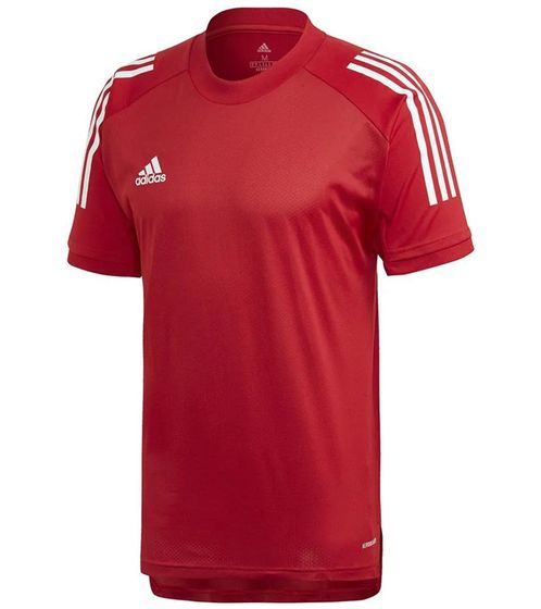 adidas Condivo 20 Herren Trainings-Shirt mit AeroReady Sport-Shirt Jersey ED9218 Rot/Weiß