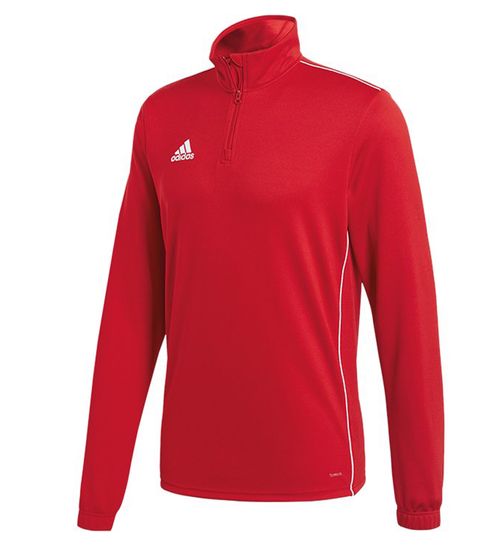 Maillot d'entraînement adidas CORE 18 pour garçons et filles avec technologie AEROREADY maillot de sport haut de fitness CV4141 rouge/blanc