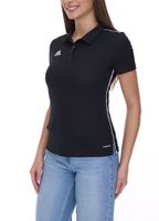 Polo adidas Core 18 da donna a maniche corte con tecnologia AEROREADY camicia da tutti i giorni CE9039 nero/bianco Polo adidas Core 18 da donna a maniche corte con tecnologia AEROREADY camicia da tutti i giorni CE9039 nero/bianco