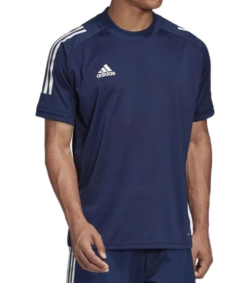 adidas Condivo 20 men's training shirt with AeroReady sports shirt jersey ED9217 blue/white