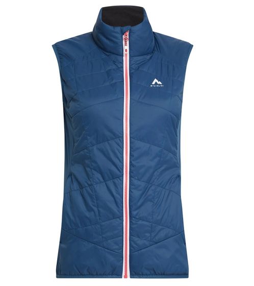 McKINLEY Sansa HYB VST W women's vest, slightly water-repellent quilted vest with PRIMALOFT padding 419862 510 blue