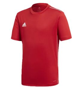 Maillot de sport adidas Core 18 pour garçons et filles avec technologie ClimaLite, maillot de sport, haut de fitness CV3496 rouge Maillot de sport adidas Core 18 pour garçons et filles avec technologie ClimaLite, maillot de sport, haut de fitness CV3496 rouge