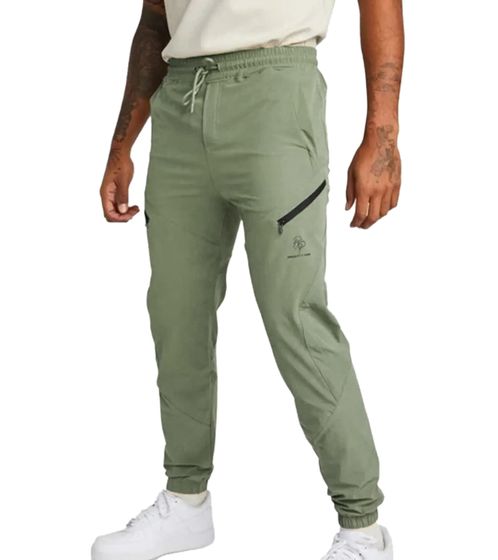 Project X Paris men's stylish leisure trousers joggers everyday trousers homewear 2344120 BKKH olive green