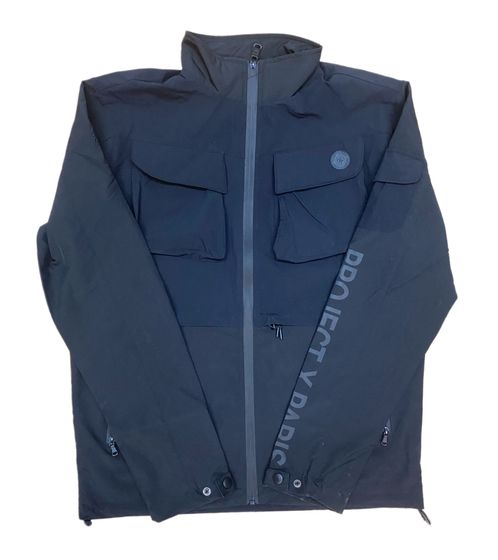 Project X Paris Veste d'extérieur pour homme Veste de transition Veste d'automne FL03 BK Noir