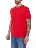 U.S. POLO ASSN. T-shirt basique homme avec chemise en coton brodée de marque US40 154 035 002387 153 rouge
