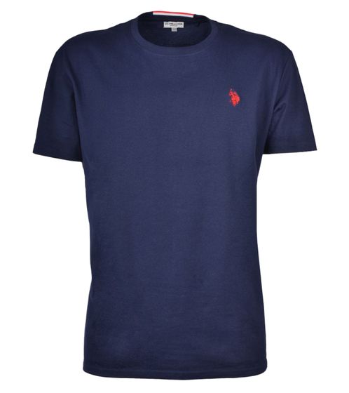 U.S. POLO ASSN. Men's Basic T-Shirt with Brand Embroidery Cotton Shirt US40 154 035 002387 171 Navy