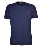 U.S. POLO ASSN. Men's basic T-shirt with brand embroidery cotton shirt US40 154 035 002387 in black, navy, white or red U.S. POLO ASSN. Men's basic T-shirt with brand embroidery cotton shirt US40 154 035 002387 in black, navy, white or red