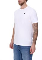 U.S. POLO ASSN. Men's basic T-shirt with brand embroidery cotton shirt US40 154 035 002387 in black, navy, white or red U.S. POLO ASSN. Men's basic T-shirt with brand embroidery cotton shirt US40 154 035 002387 in black, navy, white or red