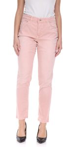 MAC Melanie Damen Baumwoll-Hose im 5-Pocket-Style Denim-Hose Alltags-Jeans 50259519 Rosa