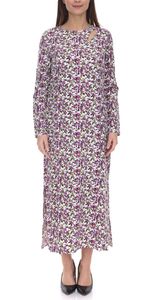 Abito estivo Aniston donna con maxi stampa floreale all-over 28702063 bianco/lilla/verde