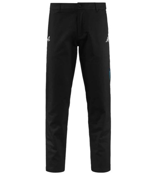 Kappa X ALPINE Formula 1 F1 Women's Leisure Pants Cotton Pants with HYDRO WAY PROTECTION Technology 331D2KW AF1 005 Black