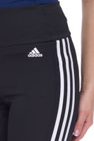 adidas Designed to Move Legging de sport taille haute à 3 bandes pour femme, collant 3/4 avec pantalon de fitness AeroReady, legging capri GL3985 Noir