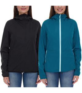 McKINLEY Ciamarello W veste femme veste softshell déperlante avec technologie VENTMAX 422244 bleu pétrole ou noir