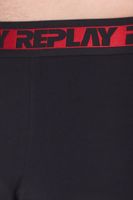 Pack of 10 REPLAY men's retro boxer shorts, cotton underwear, blue, black, dark blue or red