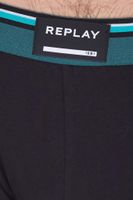 Pack of 10 REPLAY men's retro boxer shorts, cotton underwear, blue, black, dark blue or red