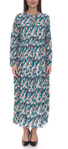 Aniston Casuals women's summer dress with floral all-over print maxi dress 84167267 blue/brown/beige/white