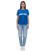 Outfitter OCEAN FABRICS TAHI Damen nachhaltiges Training-Shirt mit Mesh-Einsätzen Fitness-Shirt Kurzarm-Shirt OUT-W-1021-OTW in Grün, Blau, Rot, Schwarz oder Hellblau/Weiß
