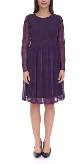 Aniston SELECTED Damen Maschenkleid modisches Sommer-Kleid 99458044 Lila