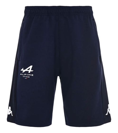 Kappa X ALPINE Formel1 Team Ocon Gasly Herren Sport-Shorts mit elastische Stoffeinsätze kurze Hose 321C3QW AF1 A03 Navy