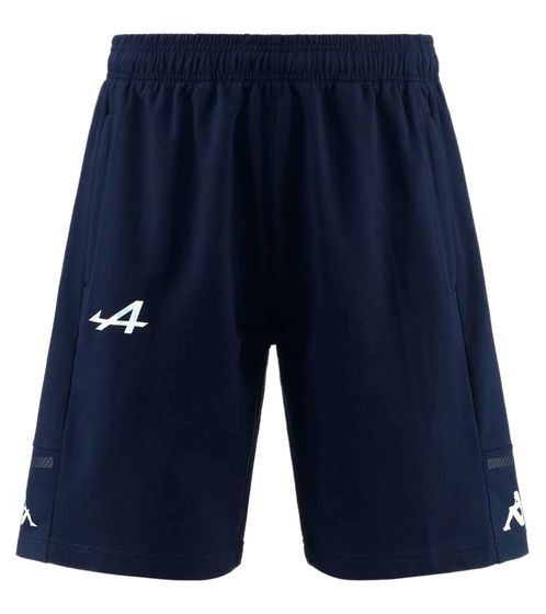 Kappa X ALPINE Formel 1 F1 Herren Sport-Shorts kurze Hose Sommer-Shorts 361D54W AF1 XVN Dunkelblau