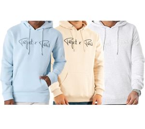 Pull à capuche pour homme Project X Paris avec contenu en coton sweat à capuche 1920010 en gris, beige ou bleu