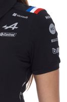 Kappa X ALPINE Formel 1 Team Ocon Gasly Damen Polo-Hemd mit HydroWayProtection Baumwoll Kurzarm-Shirt 35163WW AF1 in Blau oder Schwarz Kappa X ALPINE Formel 1 Team Ocon Gasly Damen Polo-Hemd mit HydroWayProtection Baumwoll Kurzarm-Shirt 35163WW AF1 in Blau oder Schwarz