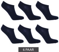 6 Paar TASTIQ Sneaker-Socken schlichte Baumwoll-Socken in Geschenkbox Sport-Socken Grau, Schwarz, Weiß, Blau, Grün oder Rosa