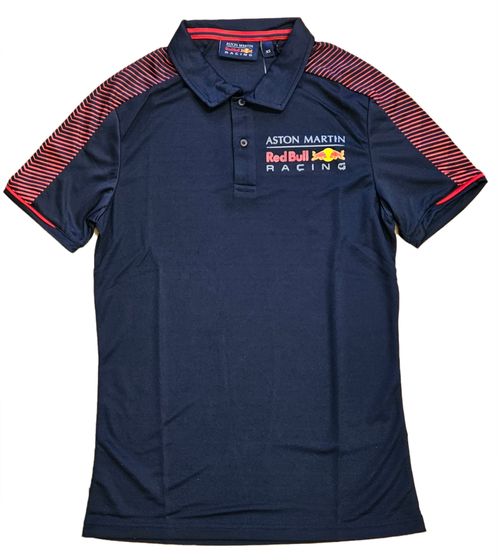 Oracle Red Bull Racing x Aston Martin men's thin polo shirt short sleeve shirt 1701010 502 dark blue/red