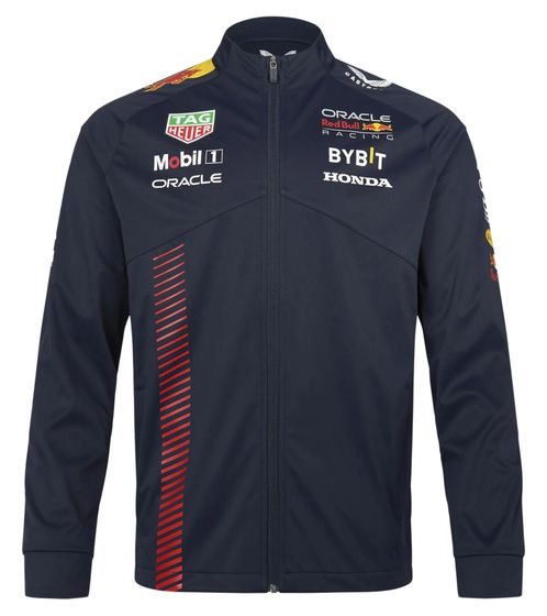 Veste softshell Oracle Red Bull Racing Formula 1 F1 pour homme avec grand imprimé artistique au dos veste de transition TU2649 Navy