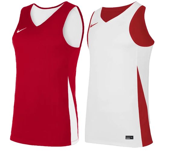 NIKE Team Basketball Reversible Jersey 20 Herren Sport-Shirt mit Dri-FIT-Technologie Trainings-Shirt Tank Top NT0203-657 Rot