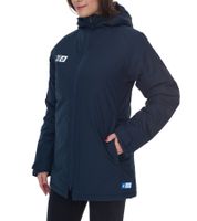 Outfitter OCEAN FABRICS TAHI Veste d'hiver durable pour femme avec capuche réglable Veste d'automne OUT-W-1035-OTW-42 bleu foncé Outfitter OCEAN FABRICS TAHI Veste d'hiver durable pour femme avec capuche réglable Veste d'automne OUT-W-1035-OTW-42 bleu foncé