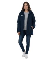 Outfitter OCEAN FABRICS TAHI women's sustainable winter jacket with adjustable hood autumn jacket OUT-W-1035-OTW-42 dark blue