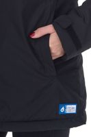 Outfitter OCEAN FABRICS TAHI Veste d'hiver durable pour femme avec capuche réglable Veste d'automne OUT-W-1035-OTW en bleu foncé ou noir Outfitter OCEAN FABRICS TAHI Veste d'hiver durable pour femme avec capuche réglable Veste d'automne OUT-W-1035-OTW en bleu foncé ou noir