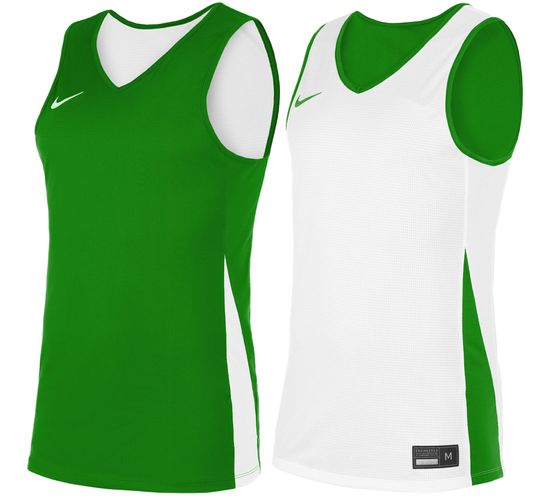 NIKE Team Basketball Reversible Jersey 20 Men's Sports Shirt with Dri-FIT Technology Training Shirt Tank Top NT0203-302 Green