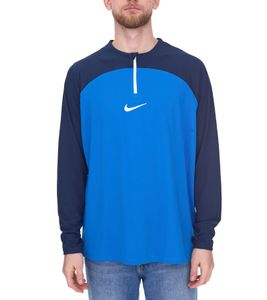 NIKE Academy Pro Dry Drill Veste d'entraînement à manches longues pour homme avec demi-zip Veste de sport avec Dry Fit DH9230-463 Bleu NIKE Academy Pro Dry Drill Veste d'entraînement à manches longues pour homme avec demi-zip Veste de sport avec Dry Fit DH9230-463 Bleu