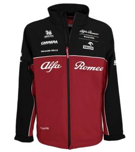 ALFA ROMEO softshell jacket with stand-up collar for boys, leisure jacket ARR_RTCSOK28 red/black