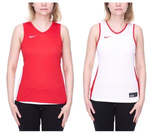 NIKE Team Basketball Canotta reversibile da donna con tecnologia Dri-FIT Maglia da allenamento Maglietta sportiva reversibile NT0213-657 Rosso/Bianco NIKE Team Basketball Canotta reversibile da donna con tecnologia Dri-FIT Maglia da allenamento Maglietta sportiva reversibile NT0213-657 Rosso/Bianco