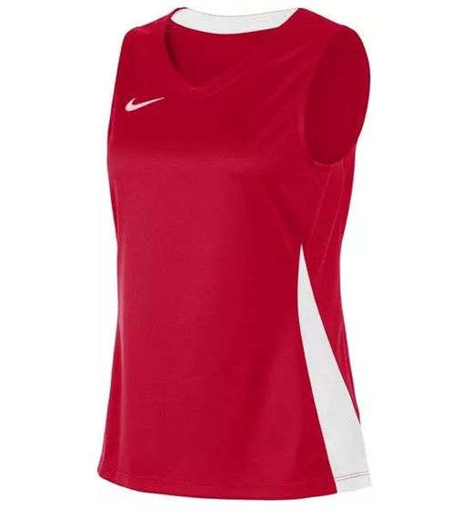 NIKE Team Basketball Damen Tank-Top mit DryFit Sport-Shirt Trainings-Shirt NT0211-657 Rot/Weiß