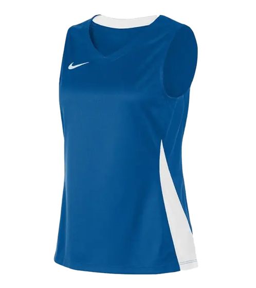 NIKE Team Basketball débardeur pour femme avec chemise de sport DryFit chemise d'entraînement NT0211-463 bleu/blanc