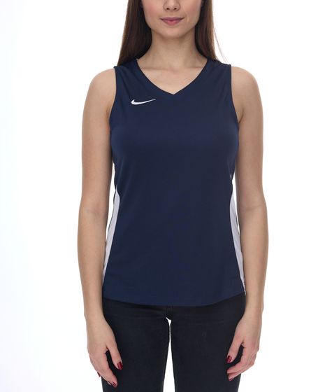 NIKE Team Basketball Damen Tank-Top mit DryFit Sport-Shirt Trainings-Shirt NT0211-451 Blau/Weiß