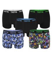 Pack of 5 TASTIQ men's boxer shorts in a gift box with space print cotton underpants Tas/1/BCX5/SPAC black/colorful Pack of 5 TASTIQ men's boxer shorts in a gift box with space print cotton underpants Tas/1/BCX5/SPAC black/colorful
