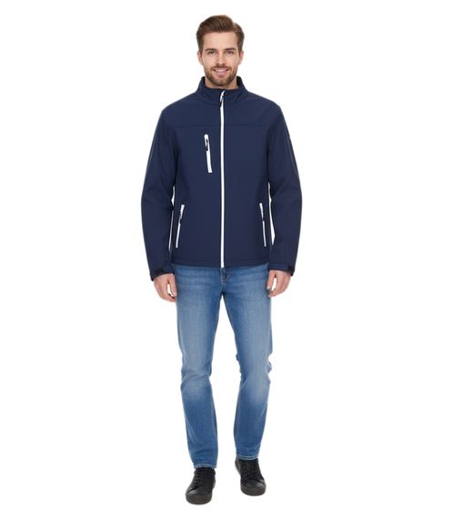 SANTINO men's water-repellent softshell jacket, outdoor jacket, everyday jacket 1009676 blue