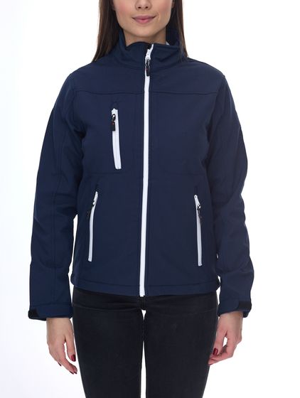 SANTINO Damen wasserabweisende Softshell-Jacke Outdoor-Jacke Alltags-Jacke 1018311 Blau