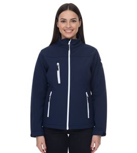 SANTINO veste softshell déperlante pour femme veste d'extérieur veste de tous les jours 1018311 bleu