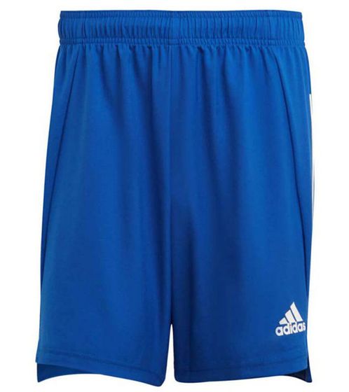 adidas Condivo 21 men's sports shorts, sustainable football training pants GF3360 blue