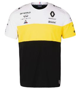 Le Coq Sportif Fomel 1 F1 Renault children's T-shirt short-sleeved shirt cotton shirt 2010982 black/white/yellow