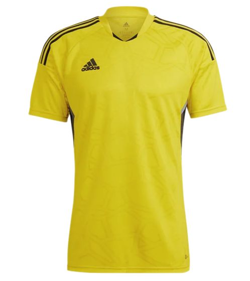 adidas Condivo 22 nachhaltiges Kurzarm-Trikot Herren mit AEROREADY Fußball-Shirt HA3518 Gelb