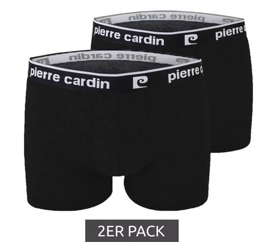 2er Pack Pierre Cardin Herren Baumwoll-Boxershorts Unterwäsche R808 6990 Schwarz