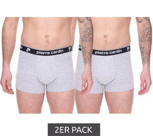 Lot de 2 boxers homme en coton Pierre Cardin sous-vêtements R808 6500 gris Lot de 2 boxers homme en coton Pierre Cardin sous-vêtements R808 6500 gris